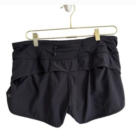 lululemon athletica Pants - Lululemon Speed Up Short Women's 8 3 Inch  Black Activewear Running